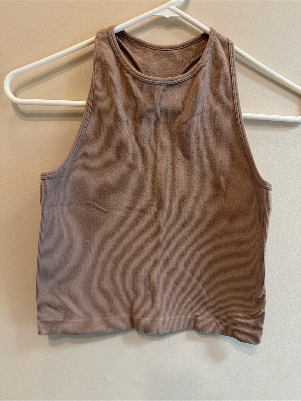 Free People Ribbed Taupe Tank